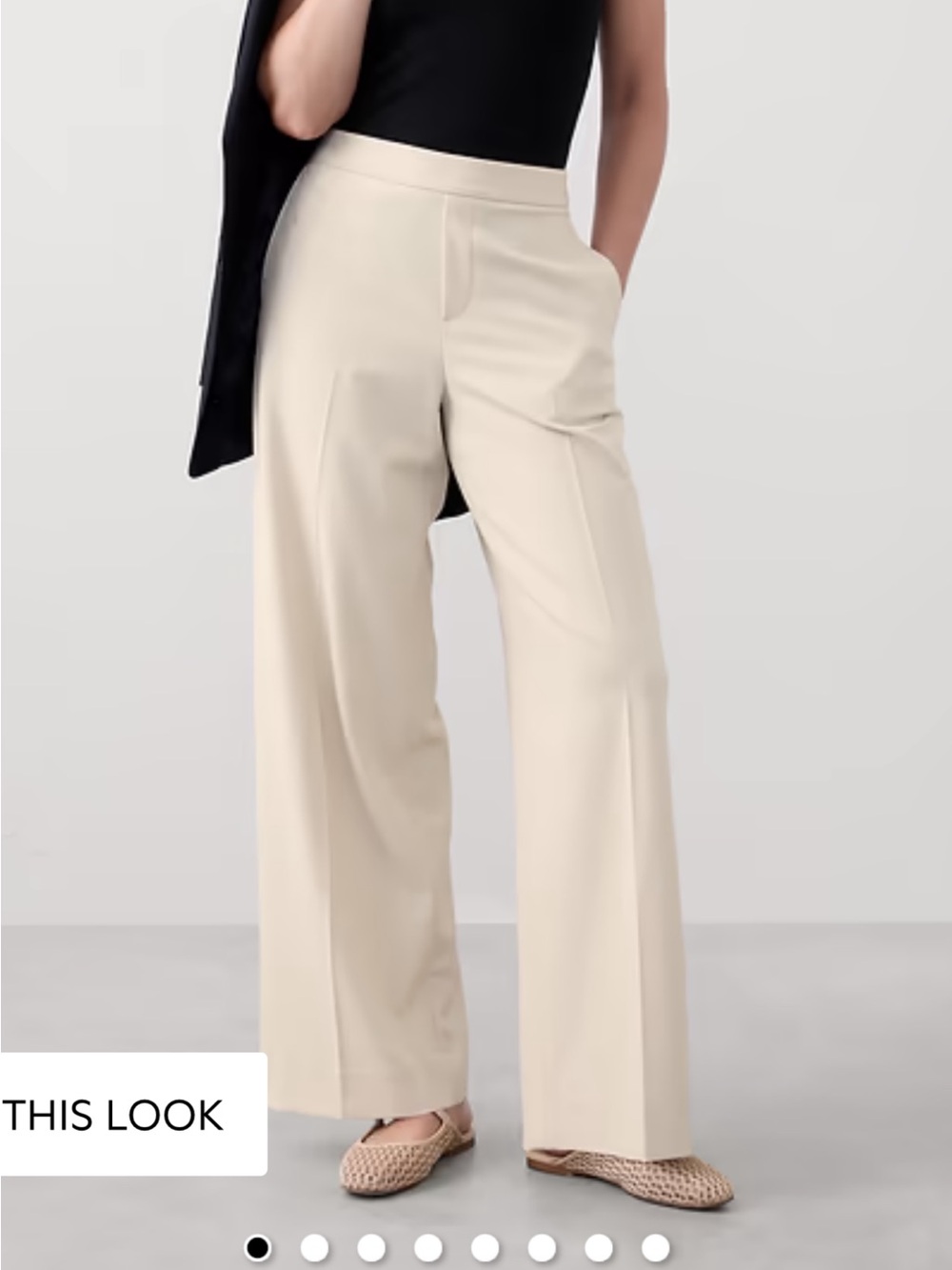 NEW Banana Republic Hayden Wide-Leg Trousers